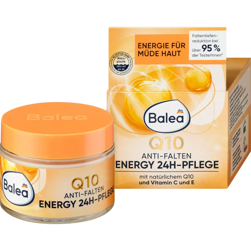 Balea Gezichtscrème Q10 Anti-Rimpel Energie 24H Care, 50 ml