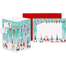 CACTUS Wenskaart kerst adventskalender kaart kabouter, 1 stuk