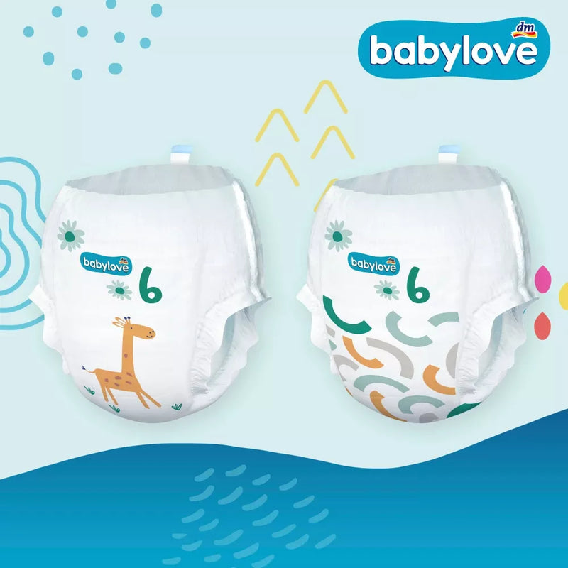 babylove Babybroek Premium maat 6, XL (18-30 kg), grootverpakking, 36 stuks.