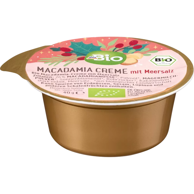 dmBio Macadamiacrème met zeezout, adventskalender voor zelfontwerper 2025, 40 g