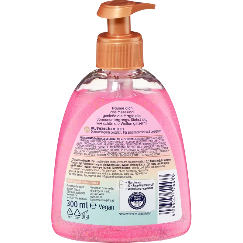 Balea Summer Sunset verwenzeep, 300 ml