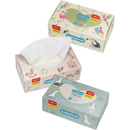 babylove Babydoekjes droog 3-laags, 150 stuks