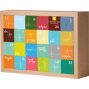 Calendrier de l'Avent Greendoor 2024 avec 24 surprises naturellement bienveillantes, 1 pièce