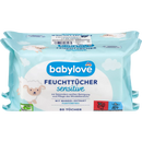 babylove Natte doekjes gevoelig (2x80 stuks), 160 stuks