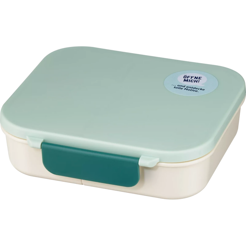 Boîte à lunch Babylove à compartiments beige/vert, 1 pièce