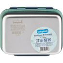 Boîte à lunch Babylove en acier inoxydable bleu/vert, 1 pièce