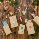 dmBio Gaufre d'épeautre fourrée au praliné lait et noisettes, Calendrier de l'Avent à composer soi-même 2024, 23 g