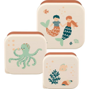 Boîtes à goûter Babylove roses, 3 pièces, 1 pièce