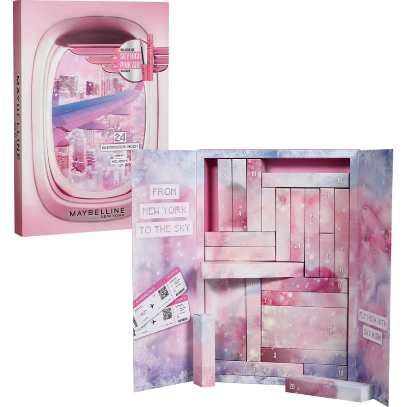 Maybelline New York Adventskalender 2024 Prettige Feestdagen, 1 stuk