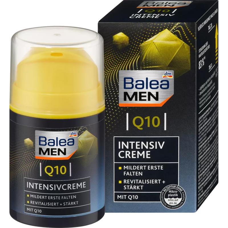 Balea MEN Q10 Intensieve Gezichtscrème, 50 ml