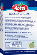Abtei Calcium 1000 + D3 Osteo Vital comprimés à croquer 30 pièces, 113 g