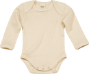 ALANA Body met lange mouwen van biologische wol en zijde, naturel, maat 74/80, 1 stuk