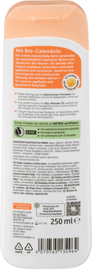 alverde NATURKOSMETIK Baby Wash Lotion &amp; Shampooing Calendula Bio, 250 ml