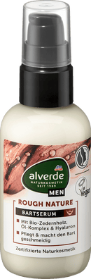 alverde MEN Baardserum Rough Nature, 75 ml