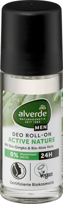 alverde MEN Deo Roll-on Active Nature, 50 ml
