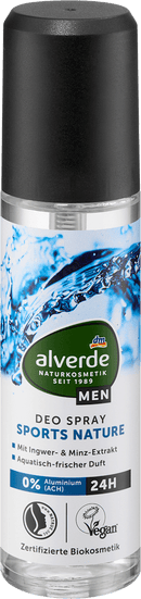alverde MEN Deodorant-spray Sports Nature, 75 ml