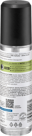 alverde MEN Deodorant-spray Sports Nature, 75 ml
