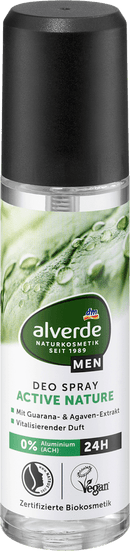 alverde MEN Deospray Active Nature, 75 ml