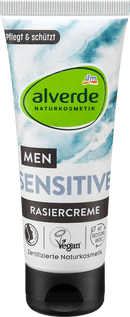 alverde MEN Scheercrème, Sensitive Nature, 75 ml