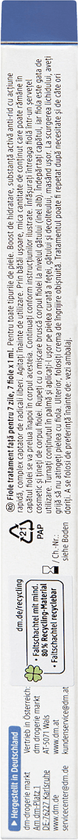 alverde NATURKOSMETIK Chaque peau 7 jours Traitement en ampoule, 7 ml