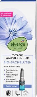 alverde NATURKOSMETIK Chaque peau 7 jours Traitement en ampoule, 7 ml