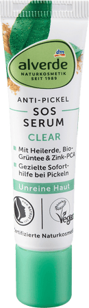 Alverde Naturkosmetik Sérum clair SOS, 15 ml
