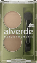 alverde NATURKOSMETIK Poudre à sourcils Duo 02, 1,6 g