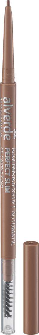 alverde NATURKOSMETIK Crayon à Sourcils Perfect Slim Automatique 05 Cappuccino, 0,05 g