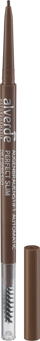 alverde NATURKOSMETIK Crayon à Sourcils Perfect Slim Automatique 06 Espresso, 0,05 g