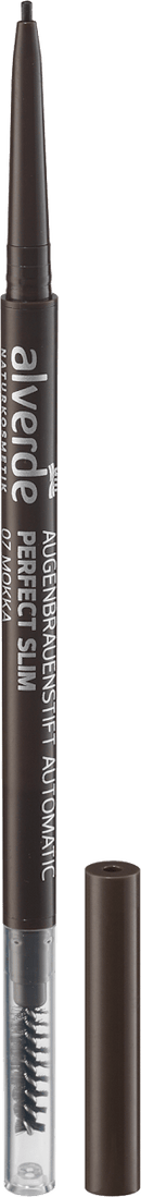Crayon à sourcils Alverde NATURKOSMETIK Perfect Slim Automatic 07 Moka, 0,05 g