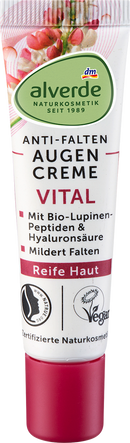 Alverde Naturkosmetik Crème pour les yeux Vital, 15 ml