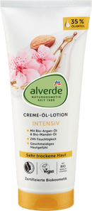 alverde NATURKOSMETIK alverde Crème Huile Lotion Huile d'Argan Amande, 200 ml