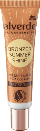 alverde NATURKOSMETIK Bronzer Liquid Summer Shine 20 Roségoud, 15 ml