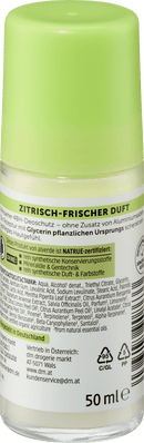 alverde NATURKOSMETIK Deo Roll-On Menthe Fraîche Bergamote, 50 ml