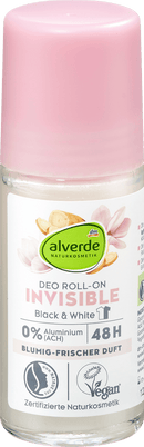 alverde NATURKOSMETIK Deo Roll-On Invisible, 50 ml