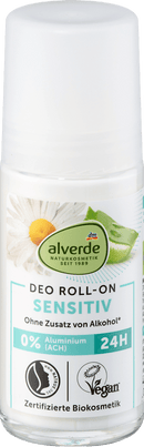 alverde NATURKOSMETIK Deo Roll-On Sensible, 50 ml