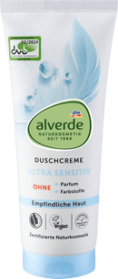 alverde NATURKOSMETIK Crème de Douche Ultra Sensitive, 200 ml