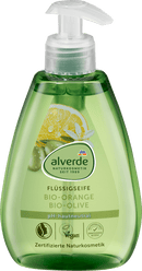 alverde NATURKOSMETIK Vloeibare zeep Olijf, Sinaasappel, 300 ml
