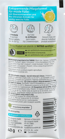 alverde NATURKOSMETIK Cristaux de bain de pieds Sel marin Citron, 40 g