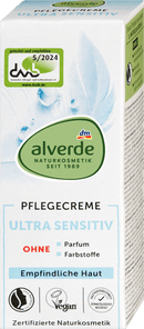 alverde NATURKOSMETIK Crème Visage Ultra Sensible, 50 ml