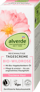 alverde NATURKOSMETIK Gezichtscrème Wilde Roos, 50 ml