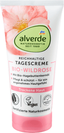 alverde NATURKOSMETIK Gezichtscrème Wilde Roos, 50 ml