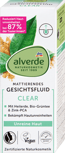 alverde NATURKOSMETIK Gezichtsfluid Clear, 50 ml