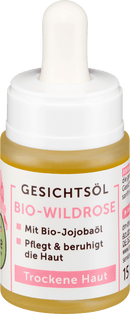 alverde NATURKOSMETIK Gezichtsolie Wilde Roos, 15 ml