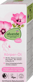 alverde NATURKOSMETIK Huile de soin Mama Mauve Bio, 100 ml