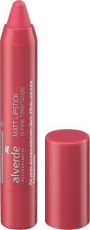 alverde NATURKOSMETIK Rouge à Lèvres Mat 14 Rose Tentation, 3,17 g