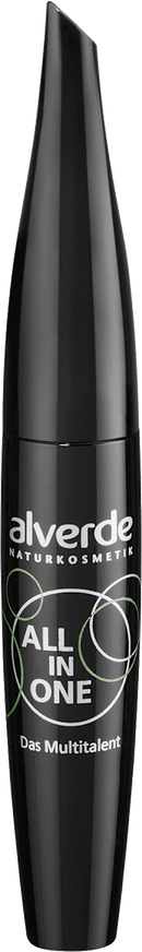 alverde NATURKOSMETIK Mascara All In One Zwart, 12 ml