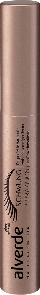 alverde NATURKOSMETIK Mascara Schwung & Präzision 010 Zwart, 10 ml