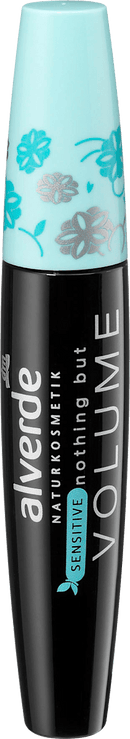 alverde NATURKOSMETIK Mascara Sensitive Nothing But Volume Zwart, 12 ml