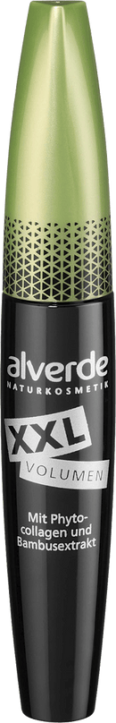 alverde NATURKOSMETIK Mascara XXL-volume 010 Zwart, 12 ml